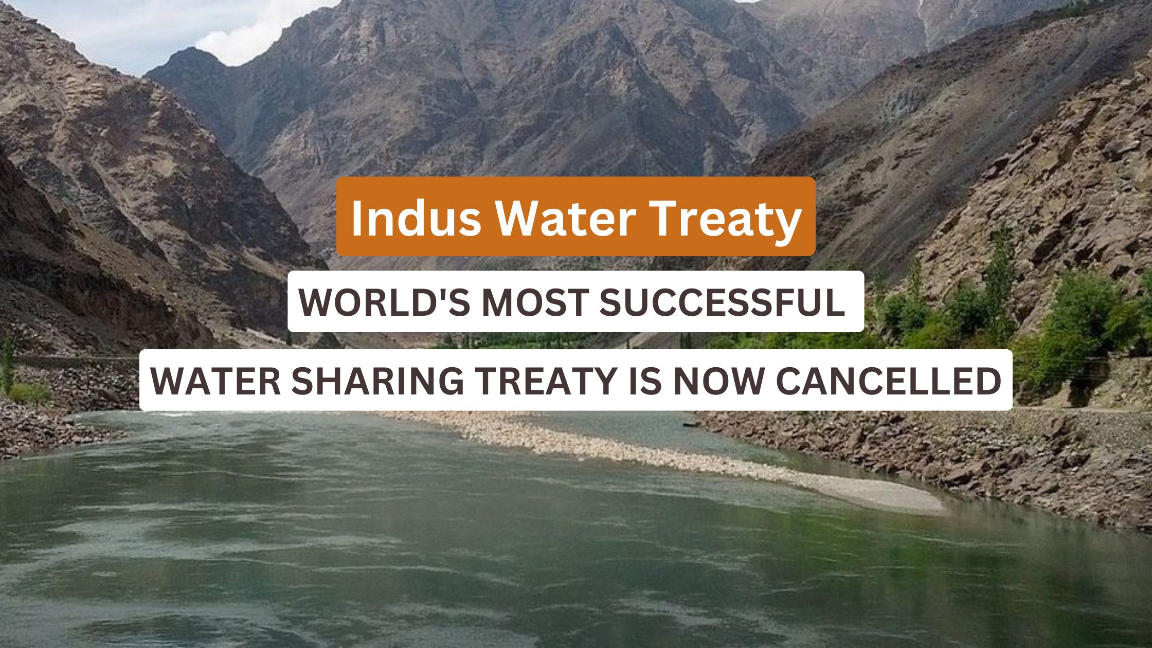 Indus water treaty