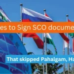 India refuses to Sign SCO document That skipped Pahalgam, Had Balochistan