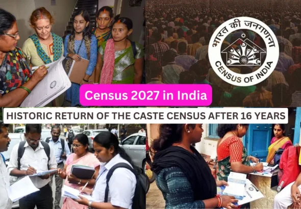 Enumerators asking people for Census in different years of timeline and Census 2027 in India_Decode journalism