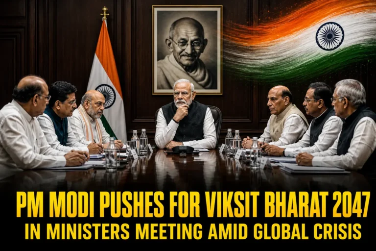 Council of Ministers Meeting Pushes for Viksit Bharat 2047 Amid Global Crisis_Decode Journalism
