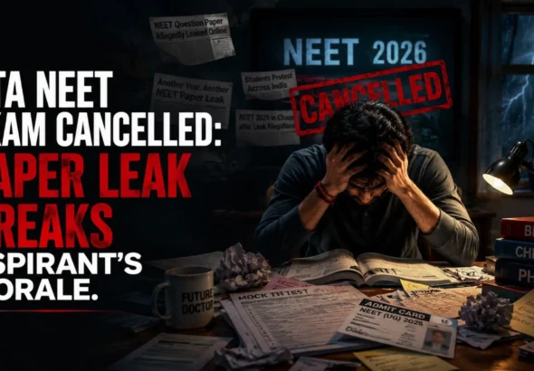 NTA NEET Exam Cancelled_Paper Leak Breaks Aspirants Morale_Decode Journalism