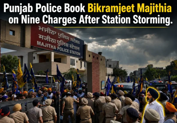 Punjab Police Book Majithia on Nine Charges After Station Storming