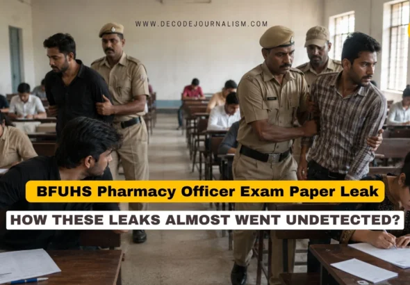 Pharmacy paper leaks controversy at exam centres in Faridkot Firozpur Kotkapura Punjab_Decode Journalism