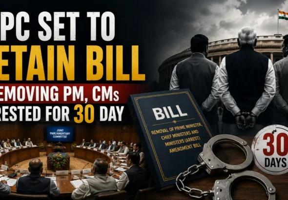 JPC Set To Retain Bill Removing PM, CMs Arrested for 30 Day_Decode Journalism
