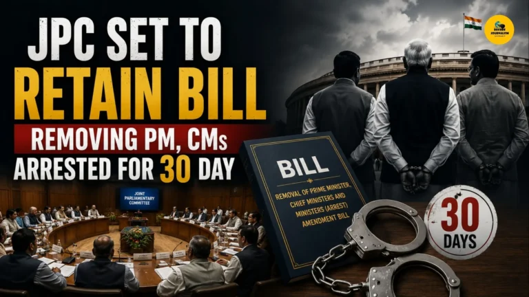 JPC Set To Retain Bill Removing PM, CMs Arrested for 30 Day_Decode Journalism