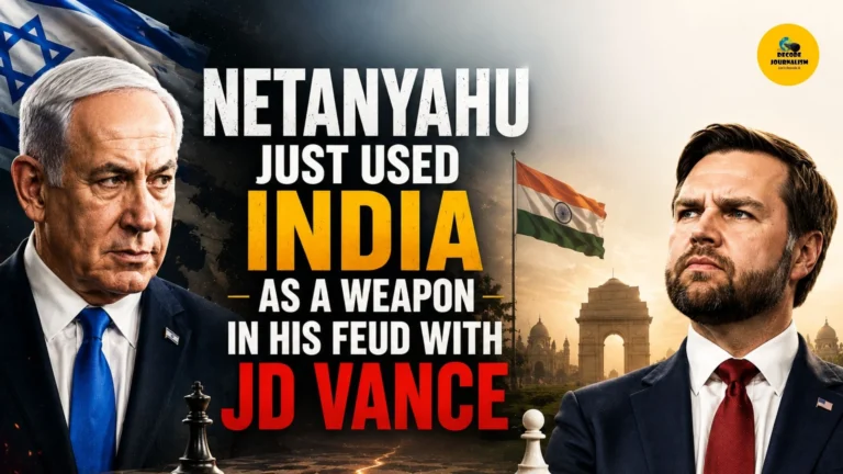 Netanyahu Just Used India as a Weapon in His Feud With JD Vance