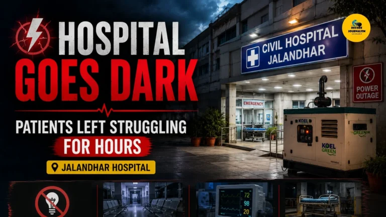 Power Outages at Jalandhar Hospital Leave Patients Struggling for Hours_Decode Journalism