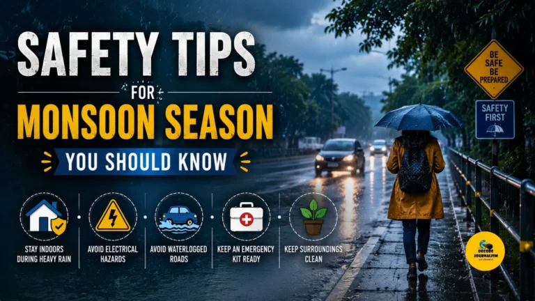 Safety Tips For Monsoon Season You Should Know_Decode Journalism
