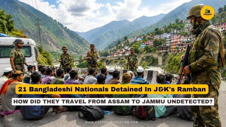 India Probes How 21 Bangladeshi Migrants Reached Kashmir Undetected