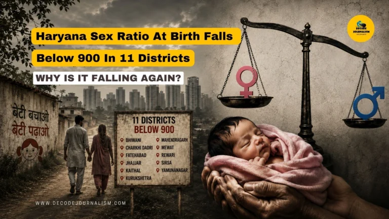 Haryana Sex Ratio At Birth Falls Below 900 In 11 Districts