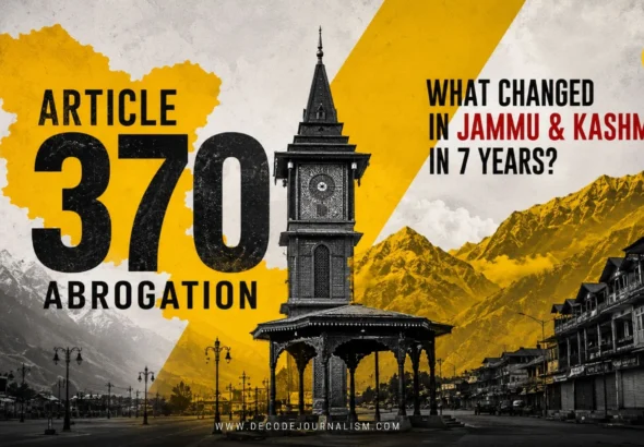 India Article 370 abrogation seven years later, Jammu and Kashmir development and statehood demand