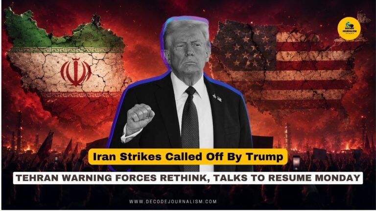 Iran Strikes Called Off By Trump