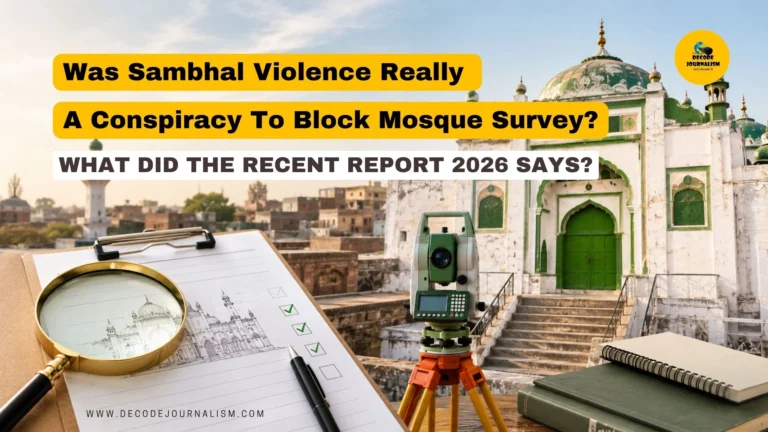 Sambhal Violence Was A Conspiracy To Block Mosque Survey SAYS Report