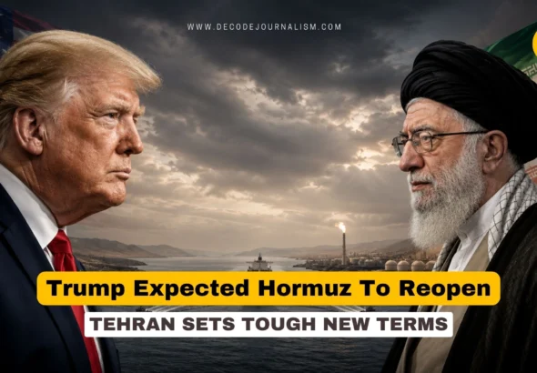 Cargo ship near the Strait of Hormuz amid the ongoing US-Iran war standoff