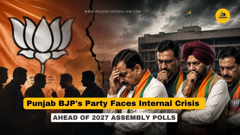 Punjab BJP's Party Faces Internal Crisis Ahead Of 2027 Assembly Polls